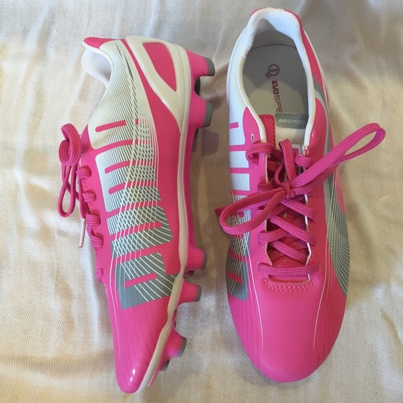 Pink Puma Evospeed Cleats - Picture 3 of 5